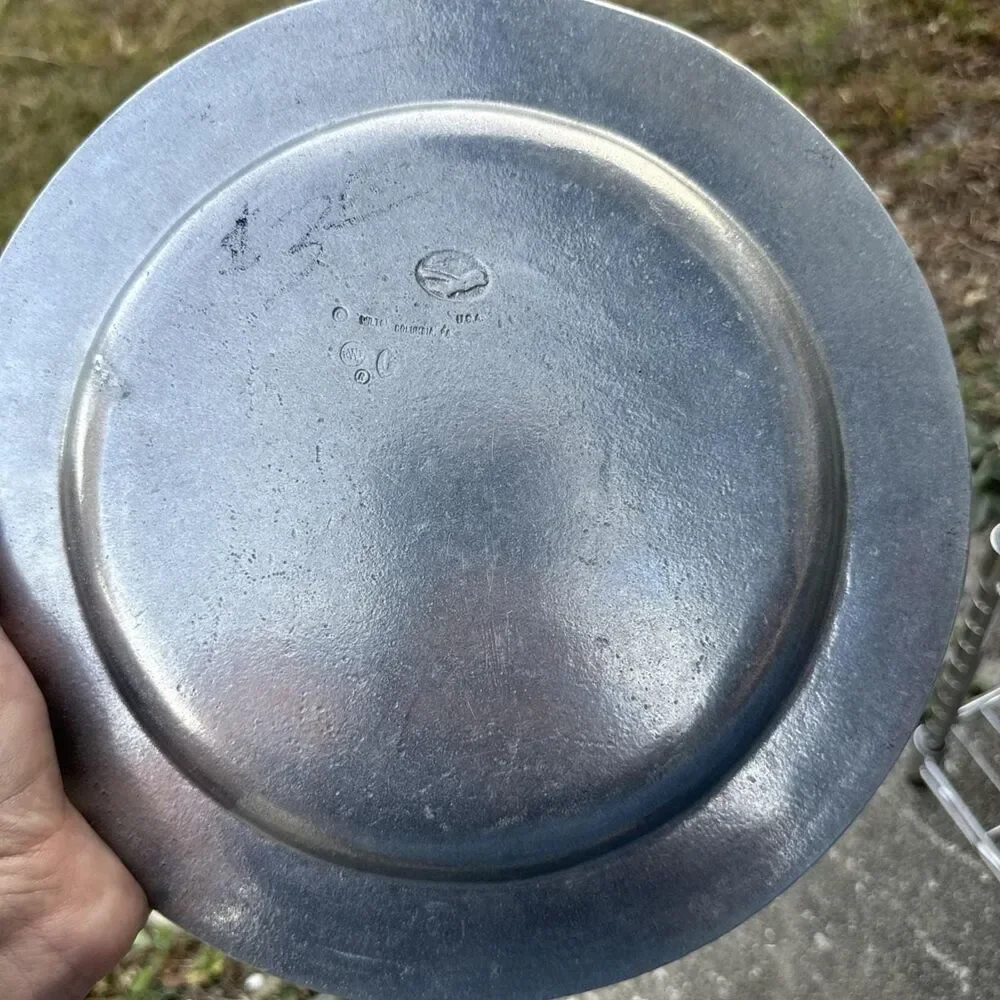 Vintage Camp Hill United Methodist Church Pewter Plate – 1985 Commemorative Coll